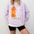 I Teach The Cutest Pumpkins In Patch Pre-K Halloween Teacher Comfort Colors Sweatshirt Orchid