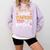 I Teach The Cutest Pumpkins In The Patch Shirt Teacher Comfort Colors Sweatshirt Orchid