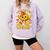 I Teach The Cutest Pumpkins In The Patch Teacher Halloween Comfort Colors Sweatshirt Orchid
