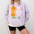 I Teach Cutest Pumpkins In Patch Thanksgiving Teacher Pre-K For Men Women Comfort Colors Sweatshirt Orchid