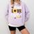 TEACH LOVE INSPIRE Teacher Sunflower Appreciation Comfort Colors Sweatshirt Orchid TEACH LOVE INSPIRE Teacher Sunflower Appreciation Comfort Colors Sweatshirt Orchid