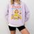 I Teach In My Pajamas Crayon Home School Teacher PJs Comfort Colors Sweatshirt Orchid I Teach In My Pajamas Crayon Home School Teacher PJs Comfort Colors Sweatshirt Orchid