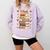 I Teach History Month Black Teacher Melanin Comfort Colors Sweatshirt Orchid