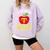I Teach What's Your Superpower Superhero Teacher Comfort Colors Sweatshirt Orchid I Teach What's Your Superpower Superhero Teacher Comfort Colors Sweatshirt Orchid