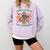 Teacher Christmas Rockin' Around The Classroom Men Women Kids Comfort Colors Sweatshirt Orchid Teacher Christmas Rockin' Around The Classroom Men Women Kids Comfort Colors Sweatshirt Orchid