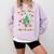 Teacher Christmas Shirts Pajama Matching Rockin' Around The Classroom -Adult Short Sleeve Small Modern Festive Christmas Teacher Xmas Vibes T-Shirt Comfort Colors Sweatshirt Orchid