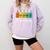 Teacher The Coolest Element Chemistry Periodic Table Science Comfort Colors Sweatshirt Orchid