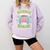 Teacher Halloween Costume Science Teachers Love Brains Comfort Colors Sweatshirt Orchid