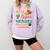 Teacher Not All Superheroes Wear Capes Teacher Squad Comfort Colors Sweatshirt Orchid