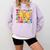 Teacher Pencil Coquette Bow Back To School Teacher Comfort Colors Sweatshirt Orchid Teacher Pencil Coquette Bow Back To School Teacher Comfort Colors Sweatshirt Orchid
