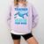 Teacher Shark Do Your Work Comfort Colors Sweatshirt Orchid