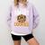 Teacher I Teach Smart Cookies Nerd Comfort Colors Sweatshirt Orchid