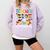 Teacher Of Tiny Superheroes Teach 100th Day Of School Men Women Girls Kids Comfort Colors Sweatshirt Orchid