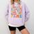 Teachers I Became A Teacher For The Money And Fame Men Women Comfort Colors Sweatshirt Orchid