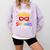 Teachers Are Just Superheroes In Disguise Fun Back To School Comfort Colors Sweatshirt Orchid