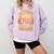 All Teachers Love Brains Halloween Teacher Comfort Colors Sweatshirt Orchid