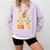Teaching My Pre-K Boos Crew Teachers Halloween Ghost Comfort Colors Sweatshirt Orchid
