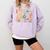 I Tell Young People About Dead People Groovy History Teacher Comfort Colors Sweatshirt Orchid