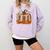Thanksgiving Book Pumpkin Reading Teachers Fall Lovers Boys Comfort Colors Sweatshirt Orchid