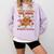 Thanksgiving Grammar Thankful English Teacher Fall Turkey Comfort Colors Sweatshirt Orchid
