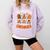 Thanksgiving Shirts For Women With My Gnomies Teachers Gnome Comfort Colors Sweatshirt Orchid