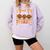 Thanksgiving Teacher I Teach The Cutest Turkeys In The Flock Comfort Colors Sweatshirt Orchid