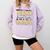 Third Grade Dream Team Back To School 3rd Grade Teacher Comfort Colors Sweatshirt Orchid