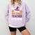 Tired Teacher Costume For Humor Halloween Comfort Colors Sweatshirt Orchid Tired Teacher Costume For Humor Halloween Comfort Colors Sweatshirt Orchid
