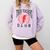 Tired Teachers Club Study Lover School Apparel Comfort Colors Sweatshirt Orchid