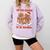 Tis The Season Reading Christmas Shirt Book Lovers Teacher Comfort Colors Sweatshirt Orchid