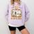 TK Boo Crew Preppy Halloween Floral Ghost TK Teacher Team TK Comfort Colors Sweatshirt Orchid TK Boo Crew Preppy Halloween Floral Ghost TK Teacher Team TK Comfort Colors Sweatshirt Orchid