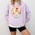 Toddler Squad Pre-K Teacher Pre School Back To School Comfort Colors Sweatshirt Orchid