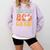 Toddler Teacher Boo Crew Ghost Groovy Halloween For Women Comfort Colors Sweatshirt Orchid Toddler Teacher Boo Crew Ghost Groovy Halloween For Women Comfort Colors Sweatshirt Orchid