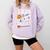 Trig Or Treat Shirt Halloween Math Teacher School College Men Women Kids Comfort Colors Sweatshirt Orchid