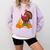 Turkey Reading Books Fall Thanksgiving Teacher Book Comfort Colors Sweatshirt Orchid