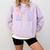 Twinning With My Teacher Bestie Teaching Partner Comfort Colors Sweatshirt Orchid