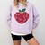 Valentines Day Teacher Hearts Apple Love Teach Women Men Comfort Colors Sweatshirt Orchid Valentines Day Teacher Hearts Apple Love Teach Women Men Comfort Colors Sweatshirt Orchid