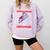 I Want A Hippopotenuse For Christmath Math Teacher Christmas Comfort Colors Sweatshirt Orchid