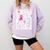 I Wear Pink For My Teacher Breast Cancer Awareness Support Men Women Comfort Colors Sweatshirt Orchid I Wear Pink For My Teacher Breast Cancer Awareness Support Men Women Comfort Colors Sweatshirt Orchid