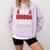 We Wear Red For Red Ribbon Week Awareness Mothers Teachers Comfort Colors Sweatshirt Orchid We Wear Red For Red Ribbon Week Awareness Mothers Teachers Comfort Colors Sweatshirt Orchid