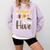 Welcome To The Hive Bee Teacher Back To School Comfort Colors Sweatshirt Orchid