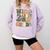 Wild About 2nd Grade Teacher Student First Day Of School Comfort Colors Sweatshirt Orchid