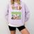 Wild About Preschool Teacher Student Preschool Zoo Safari Comfort Colors Sweatshirt Orchid