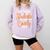 Will Trade Students For Candy Halloween Costume Teacher Comfort Colors Sweatshirt Orchid