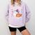Will Trade Students For Candy Halloween Teacher Comfort Colors Sweatshirt Orchid