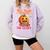 Will Trade Students For Candy Teacher Cute Halloween Pumpkin Comfort Colors Sweatshirt Orchid