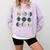Women Science Teacher Moon Phases Scientist Back To School Comfort Colors Sweatshirt Orchid