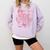 Women Teacher In Progress Coquette Pink Bow Future Teacher Comfort Colors Sweatshirt Orchid Women Teacher In Progress Coquette Pink Bow Future Teacher Comfort Colors Sweatshirt Orchid