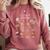 12 Day Of History Teacher Christmas Social Studies Student Comfort Colors Sweatshirt Crimson