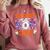 1st Grade Boo Crew First Grade Teacher Kids Happy Halloween Comfort Colors Sweatshirt Crimson